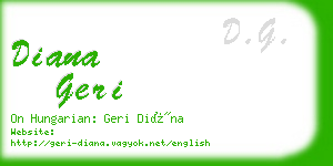 diana geri business card